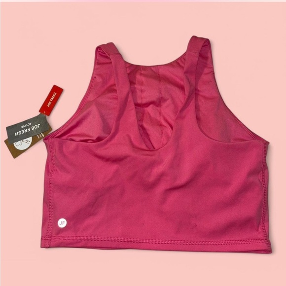 Joe Fresh Pink Crop Top Active - Picture 2 of 3